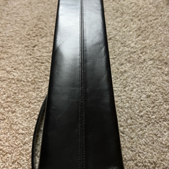 Richcraft Andre Original - 1950's Black Vintage Handbag - Genuine Leather Purse - Picture 5 of 10